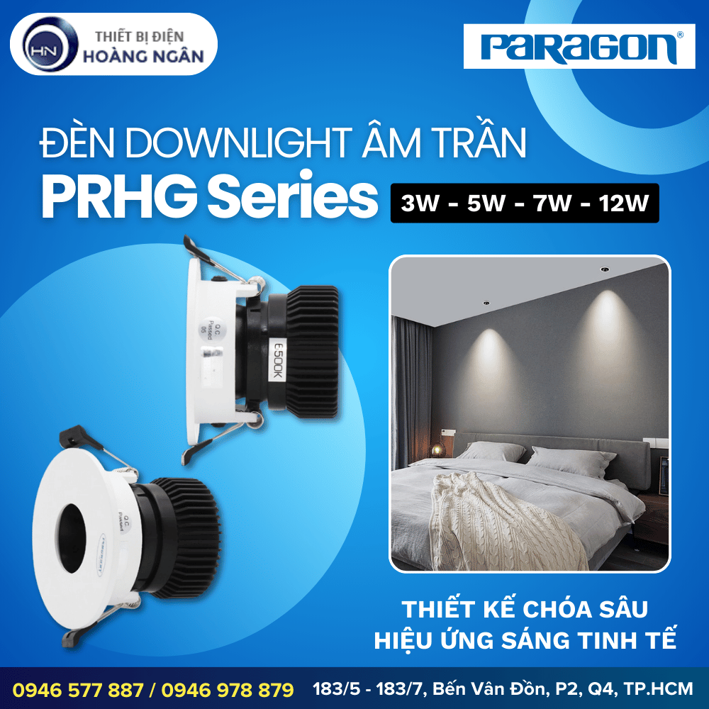 Đèn Downlight Âm Trần Paragon PRHG Series
