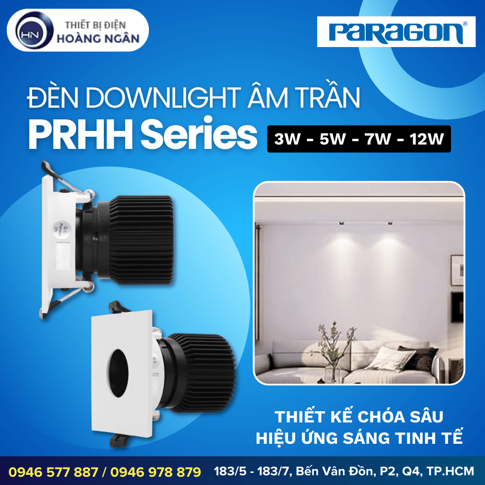 Đèn Downlight Âm Trần Paragon PRHH Series