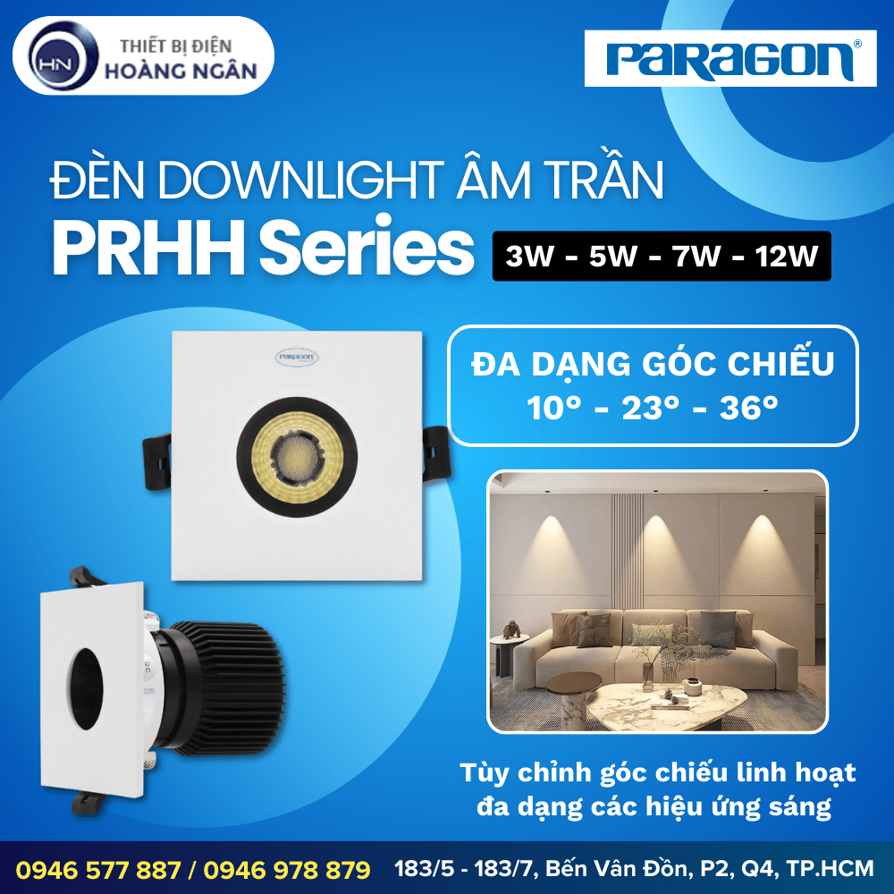 Đèn Downlight Âm Trần Paragon PRHH Series