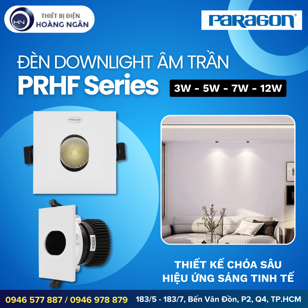 Đèn Downlight Âm Trần Paragon PRHF Series