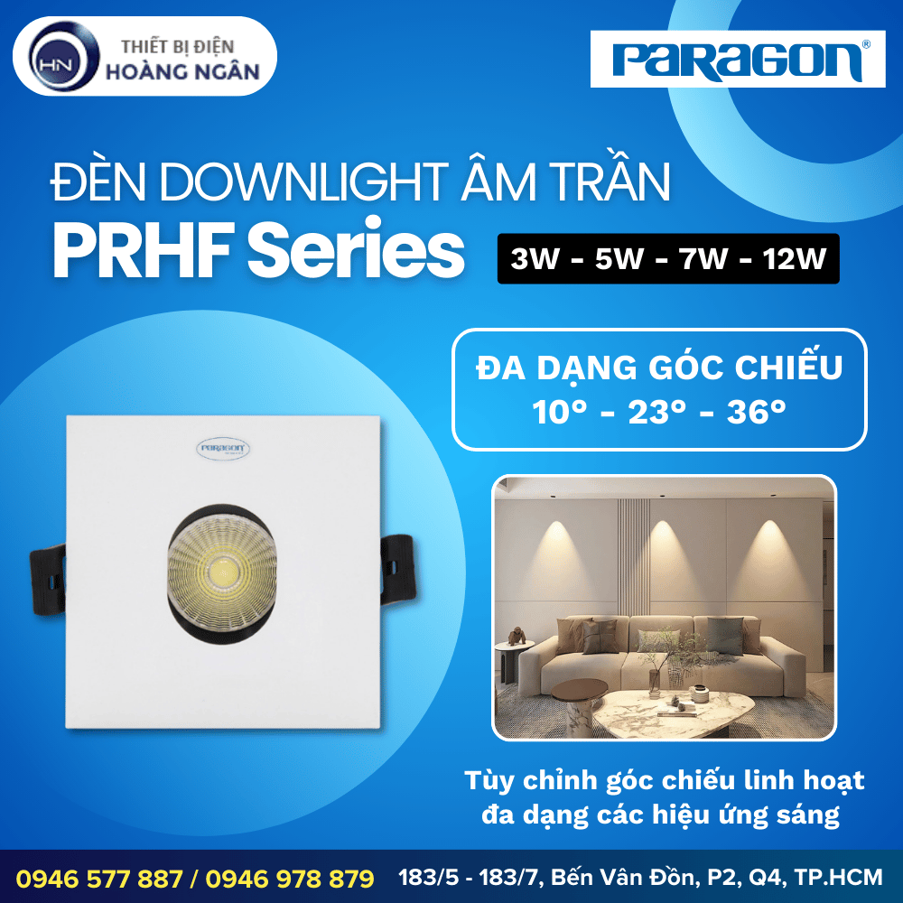 Đèn Downlight Âm Trần Paragon PRHF Series