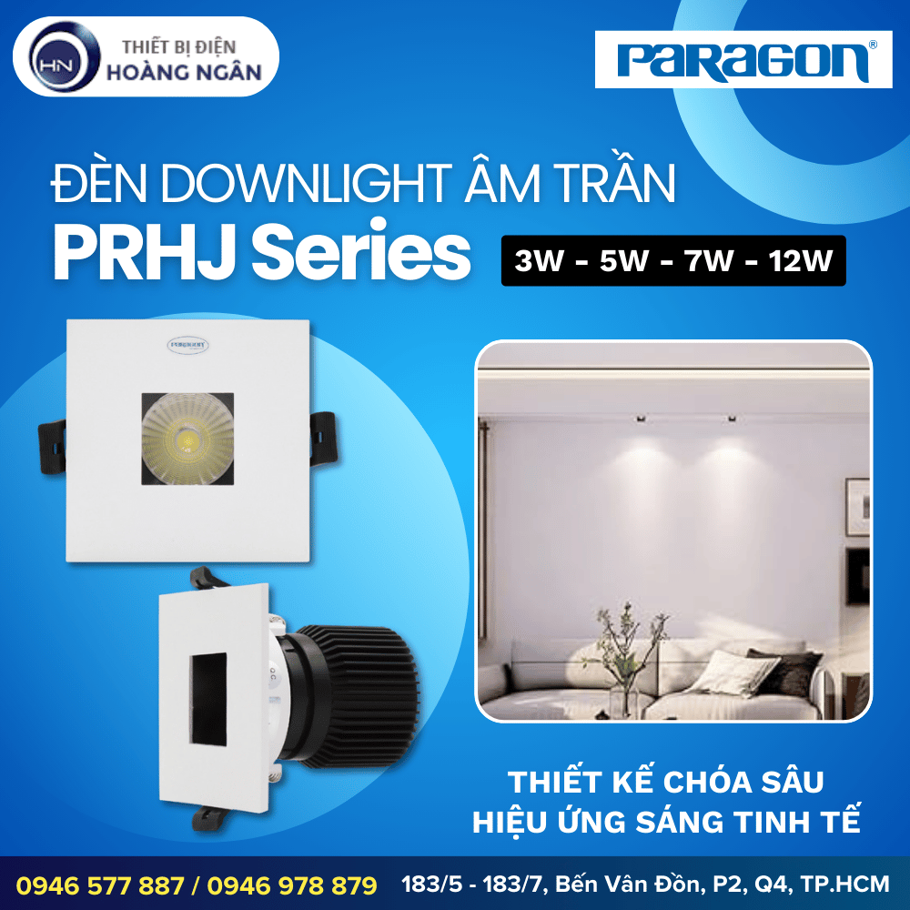 Đèn Downlight Âm Trần Paragon PRHJ Series