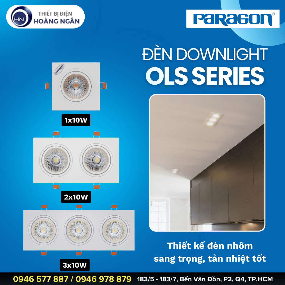 Đèn Downlight Âm Trần Paragon OLS Series