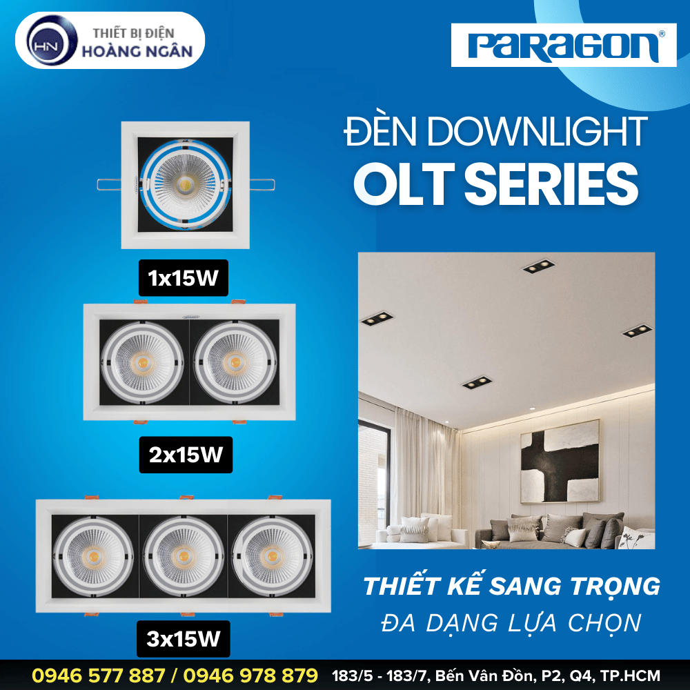 Đèn Downlight Âm Trần Paragon OLT Series