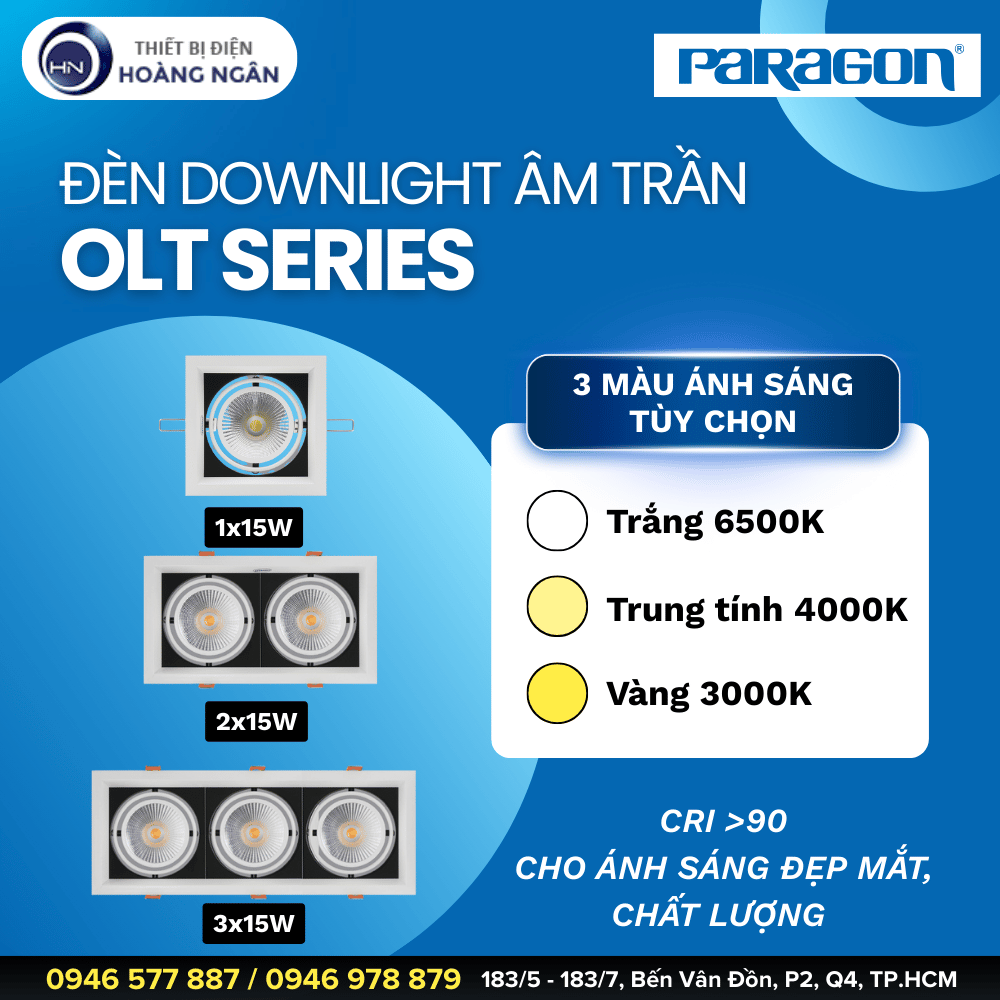 Đèn Downlight Âm Trần Paragon OLT Series