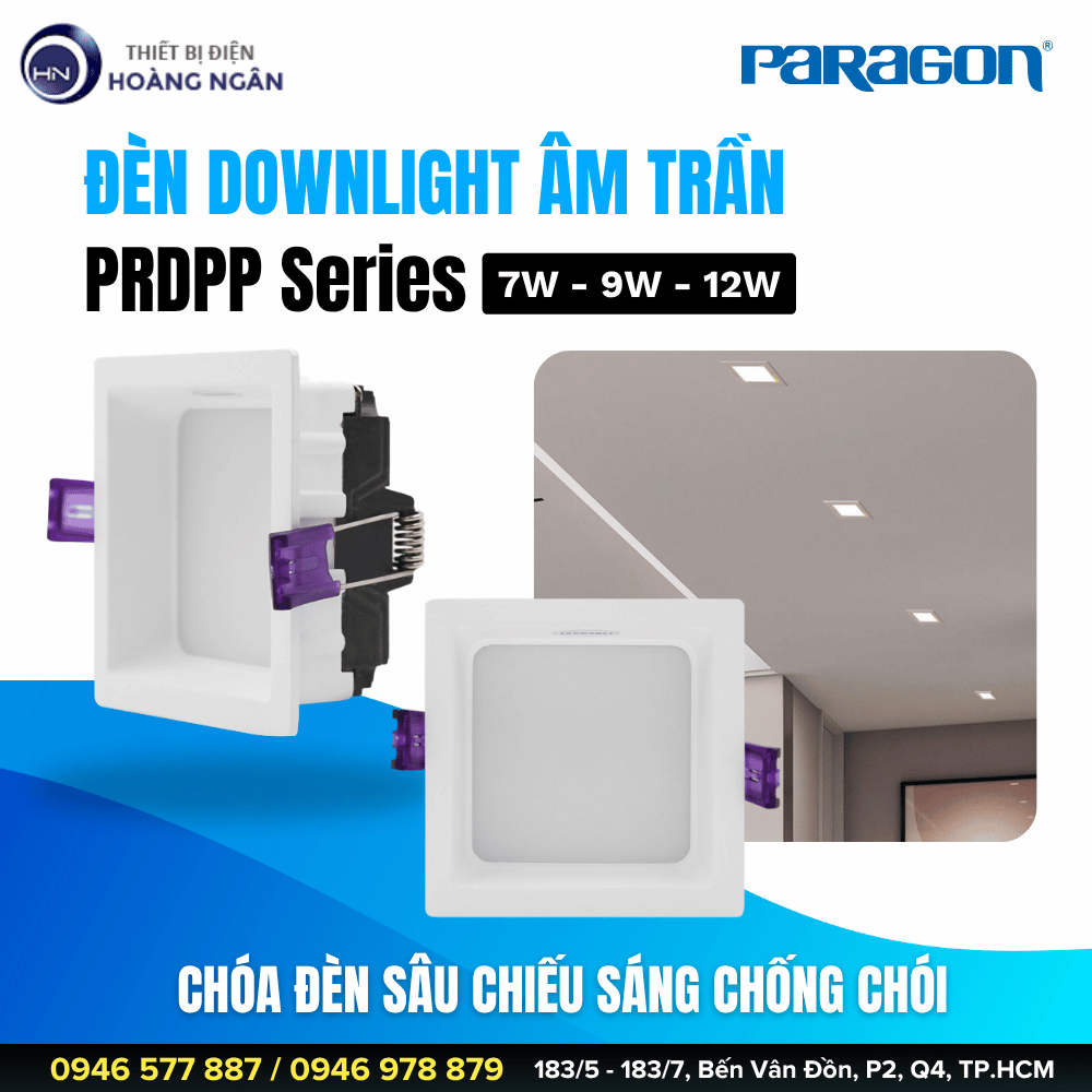 ĐÈN DOWNLIGHT ÂM TRẦN PARAGON PRDPP Series
