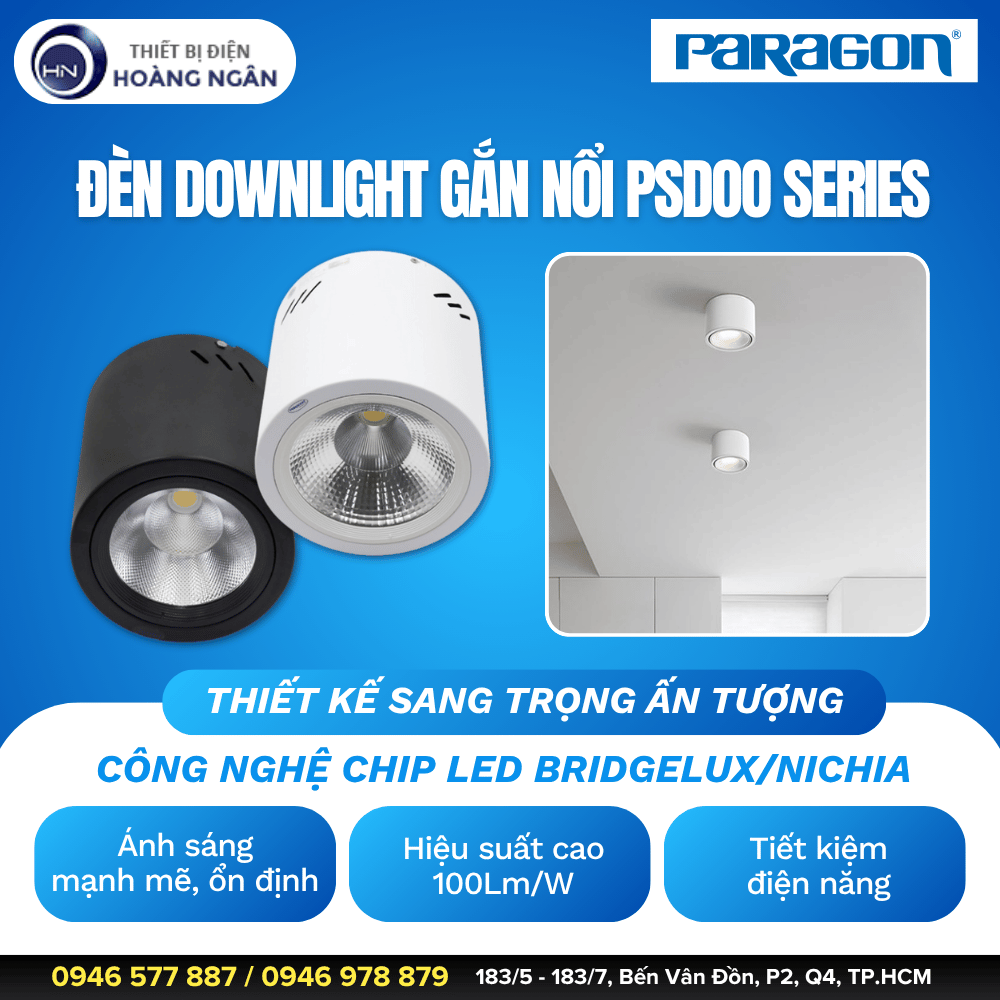 Đèn Downlight Gắn Nổi PSDOO Series Paragon
