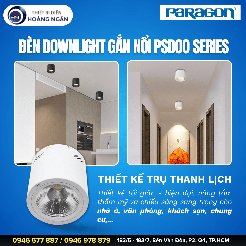 Đèn Downlight Gắn Nổi PSDOO Series Paragon