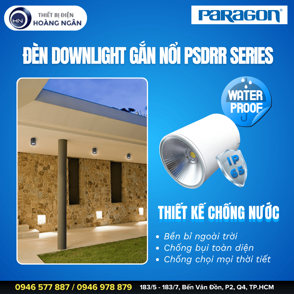 Đèn Downlight Gắn Nổi Paragon PSDRR Series