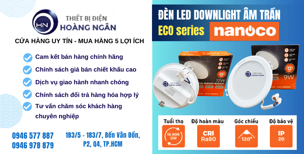 Đèn Downlight Âm Trần ECO Series - Nanoco