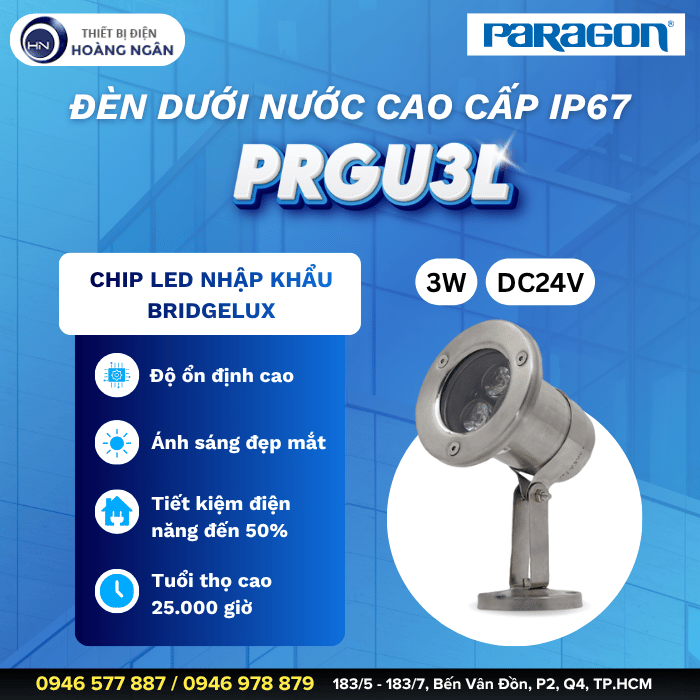 Đèn Dưới Nước Paragon PRGU3L