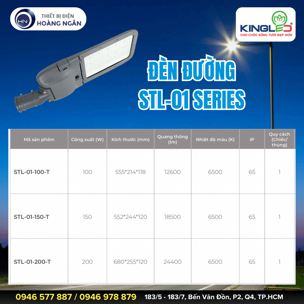 Đèn Đường KINGLED STL-01 Series