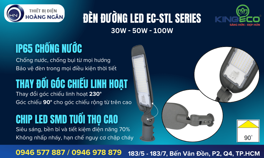 Đèn Đường LED EC-STL Series KingEco