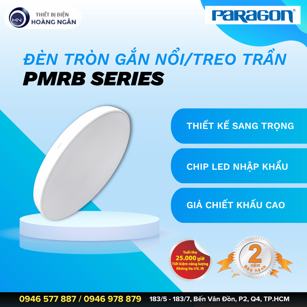 Đèn Gắn Nổi Hoặc Treo Trần Paragon PMRB Series