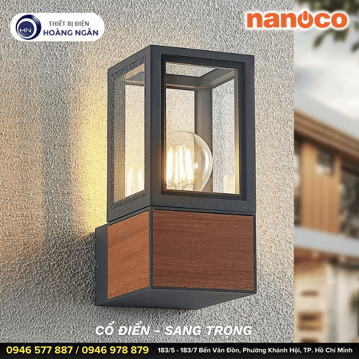 Đèn Gắn Tường Ngoài Trời Nanoco