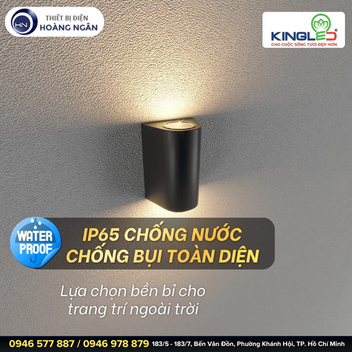 Đèn Gắn Tường Ngoài Trời LWA0148A KingLED