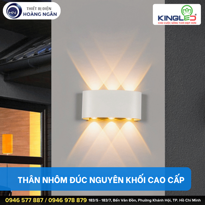 Đèn Gắn Tường Ngoài Trời LWA8031 KingLED