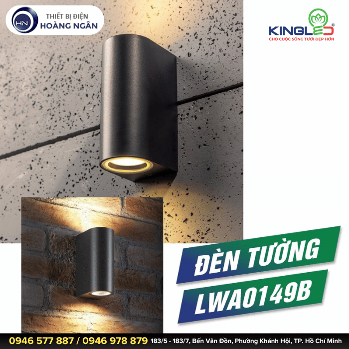 Đèn Gắn Tường Ngoài Trời KingLED LWA0149B