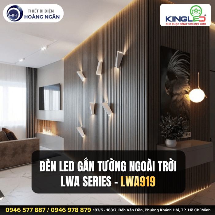 Đèn Gắn Tường Ngoài Trời KingLED LWA919