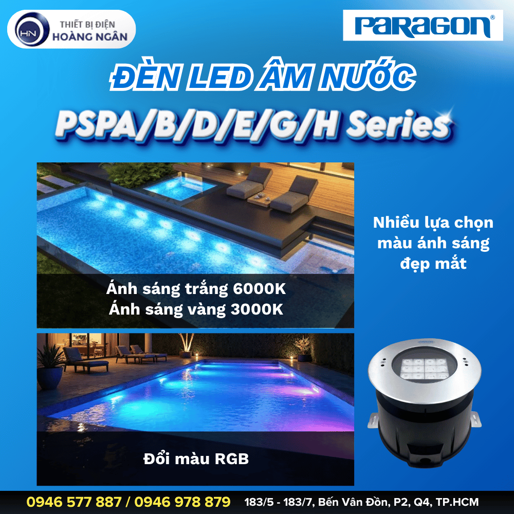 Đèn LED Âm Nước Paragon PSPABDEGH Series