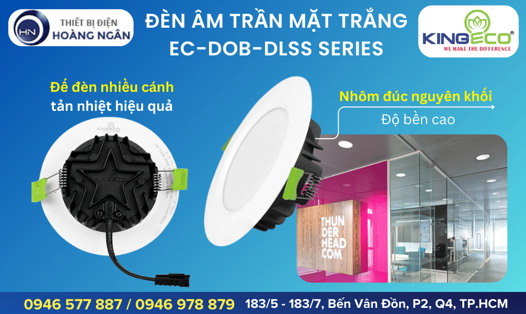 Đèn LED Âm Trần 9W Kingeco EC-DOB-DLSS Series