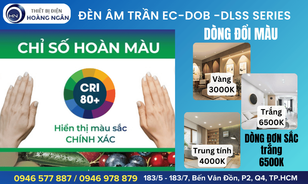 Đèn LED Âm Trần 9W Kingeco EC-DOB-DLSS Series