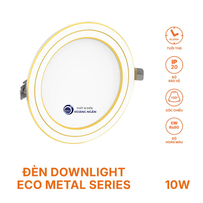 Đèn LED Âm Trần ECO Metal Series Nanoco | Sản Phẩm Mới 2026