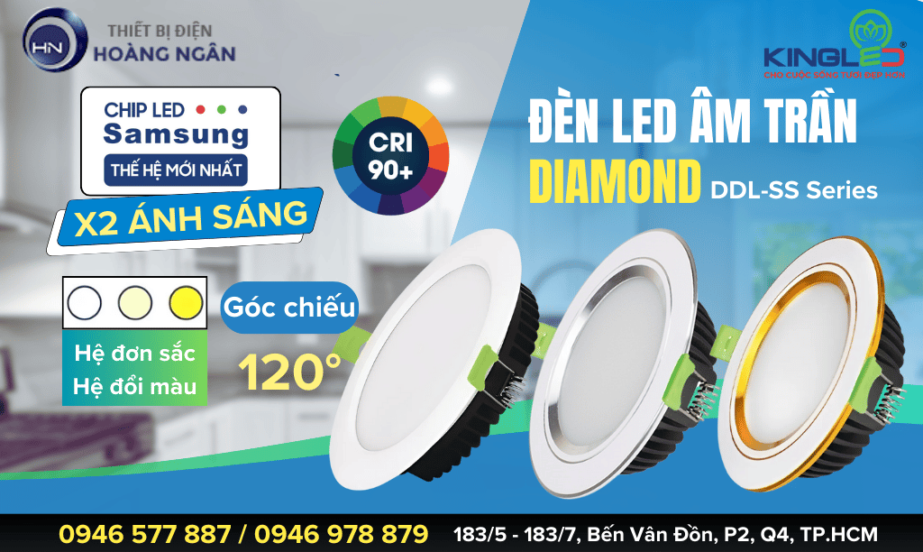 Đèn LED âm trần Diamond DDL-SS Series