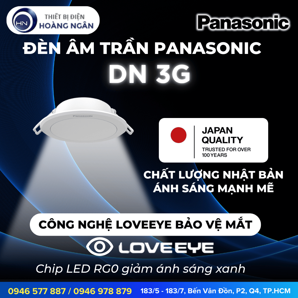Đèn LED Âm Trần Panasonic DN 3G