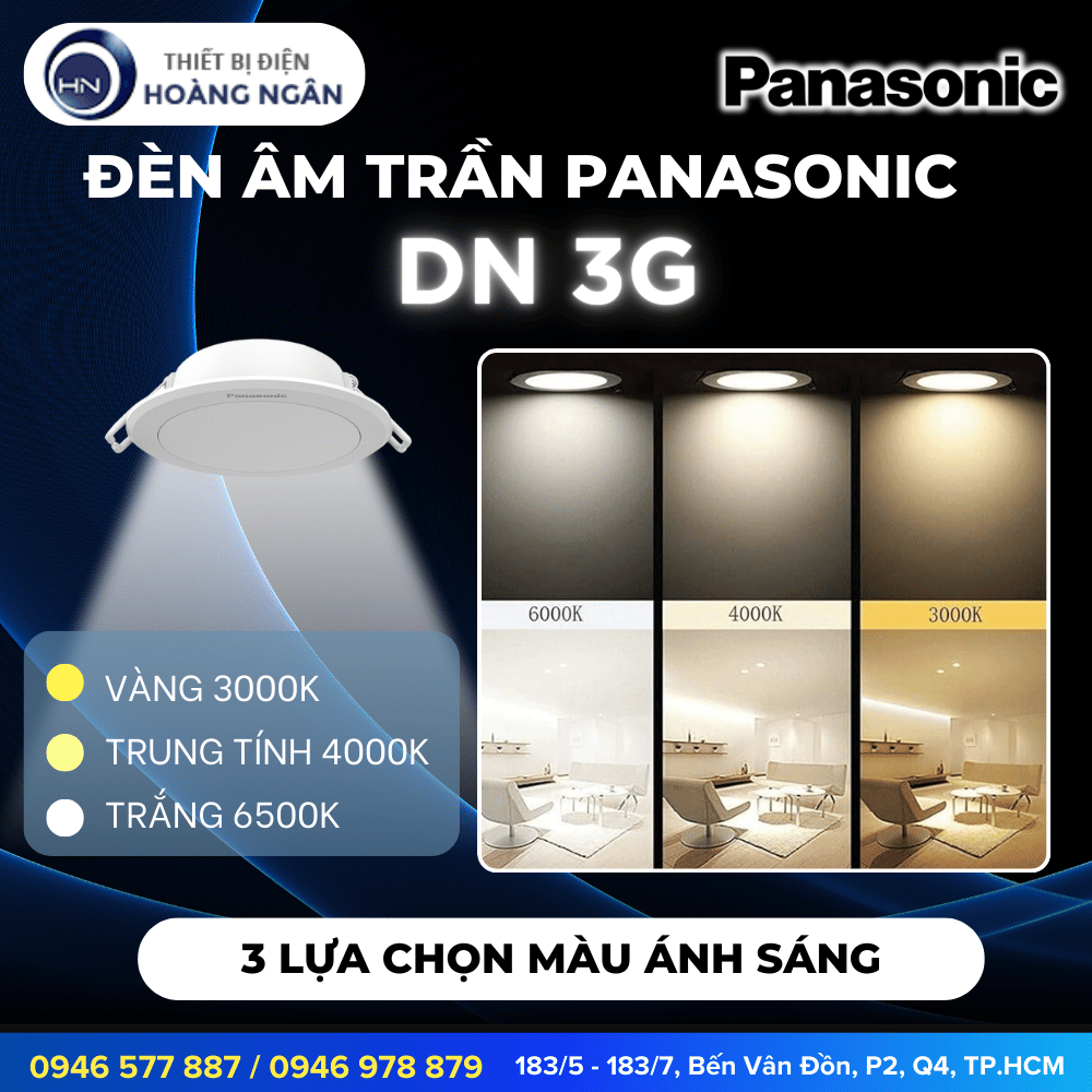Đèn LED Âm Trần Panasonic DN 3G