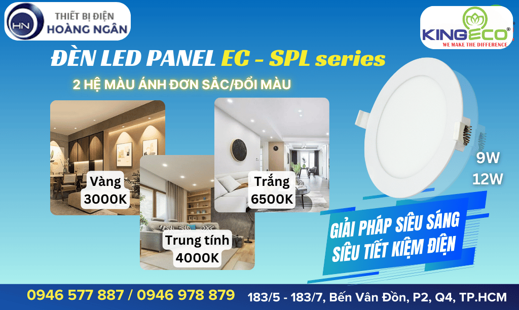 Đèn LED Âm Trần Panel Siêu Mỏng KINGECO  EC-SPL Series 