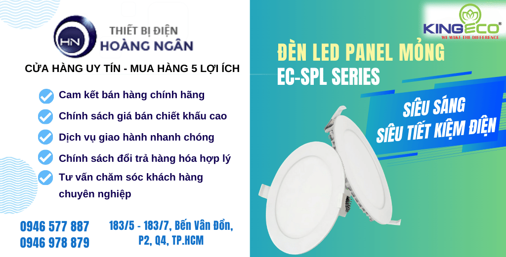 Đèn LED Âm Trần Panel Siêu Mỏng KINGECO EC-SPL Series 