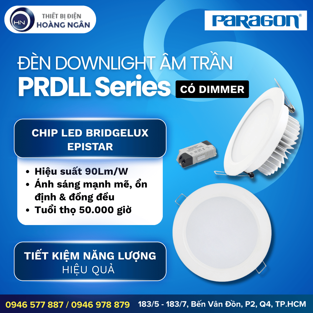 Đèn LED Âm Trần Paragon PRDLL Series