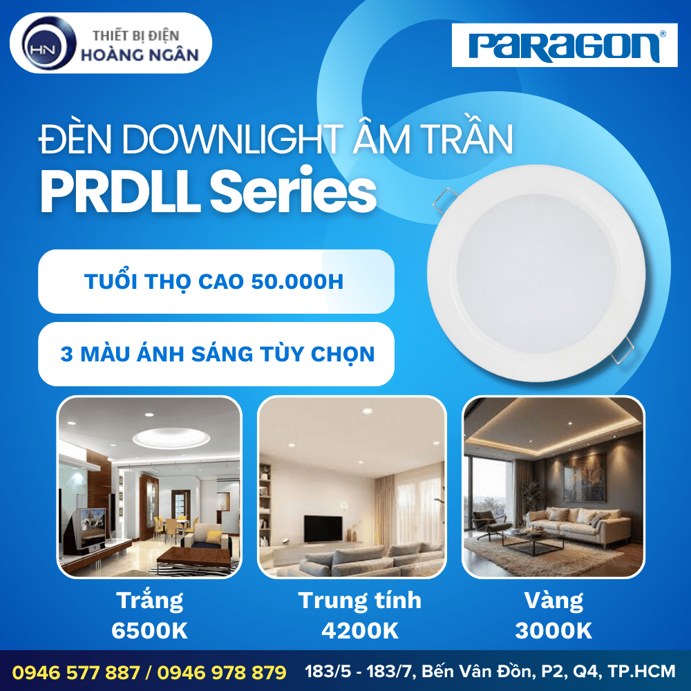 Đèn LED Âm Trần Paragon PRDLL Series