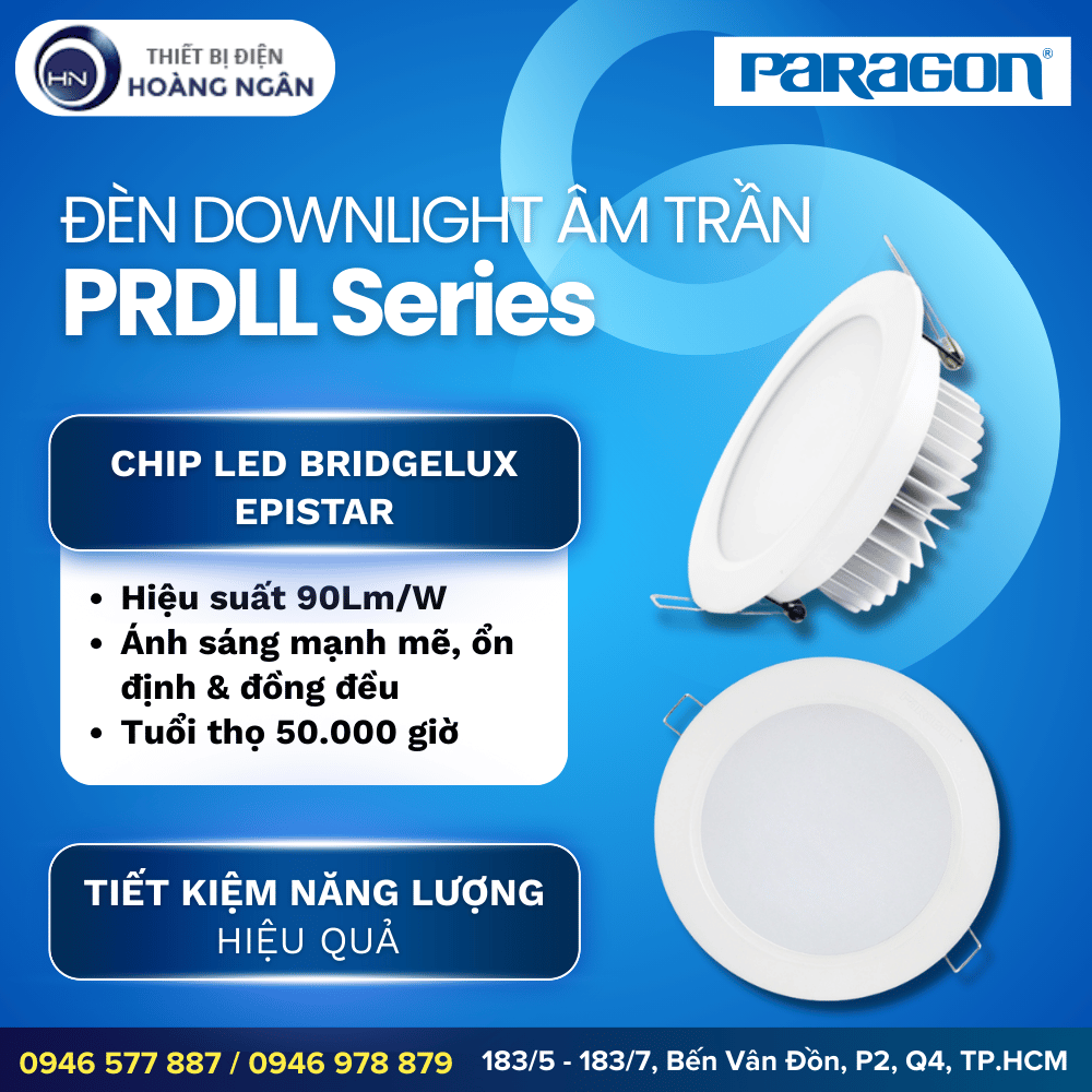 Đèn LED Âm Trần PRDLL Series Paragon