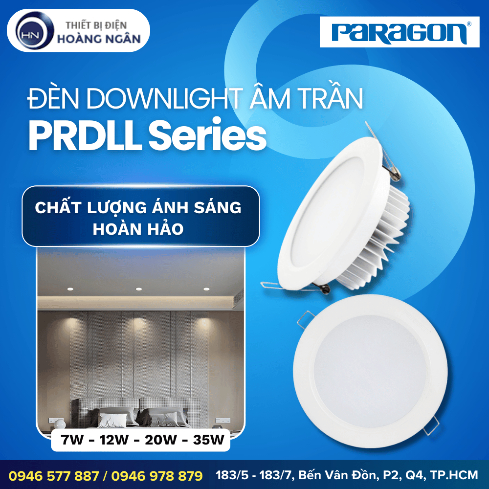 Đèn LED Âm Trần PRDLL Series Paragon