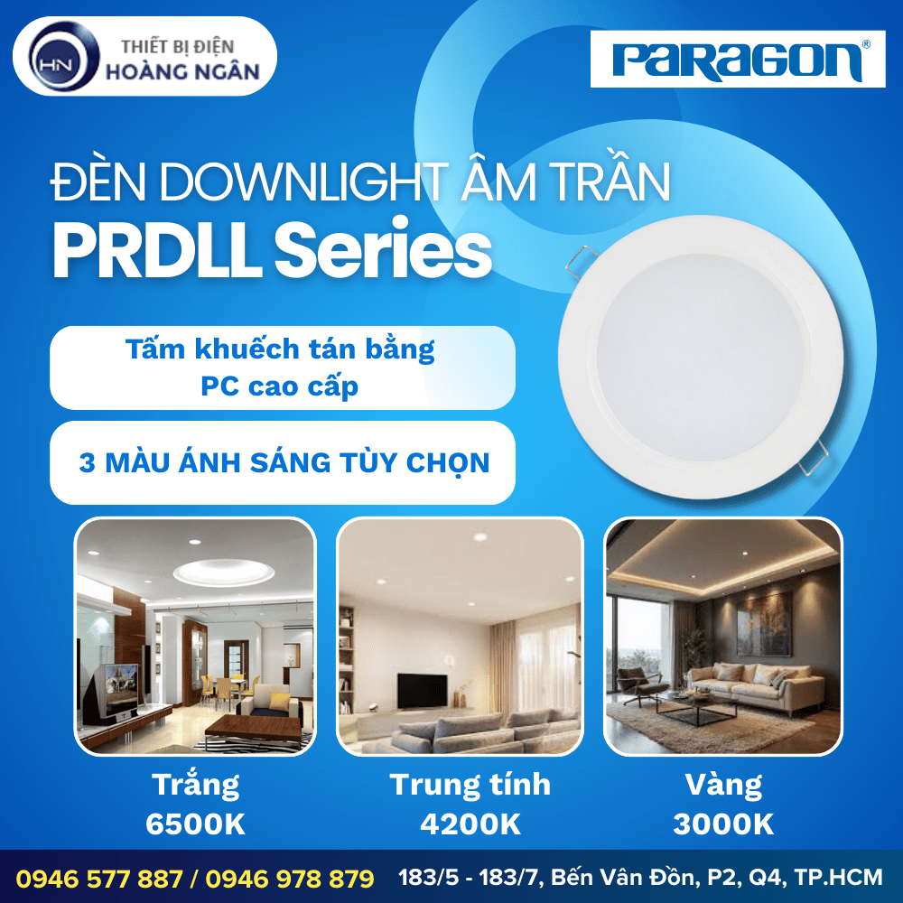 Đèn LED Âm Trần PRDLL Series Paragon