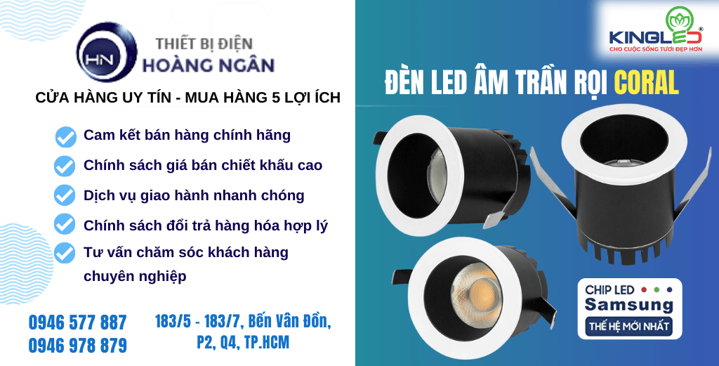 Đèn LED Âm Trần KingLED Coral DA-DLR Series