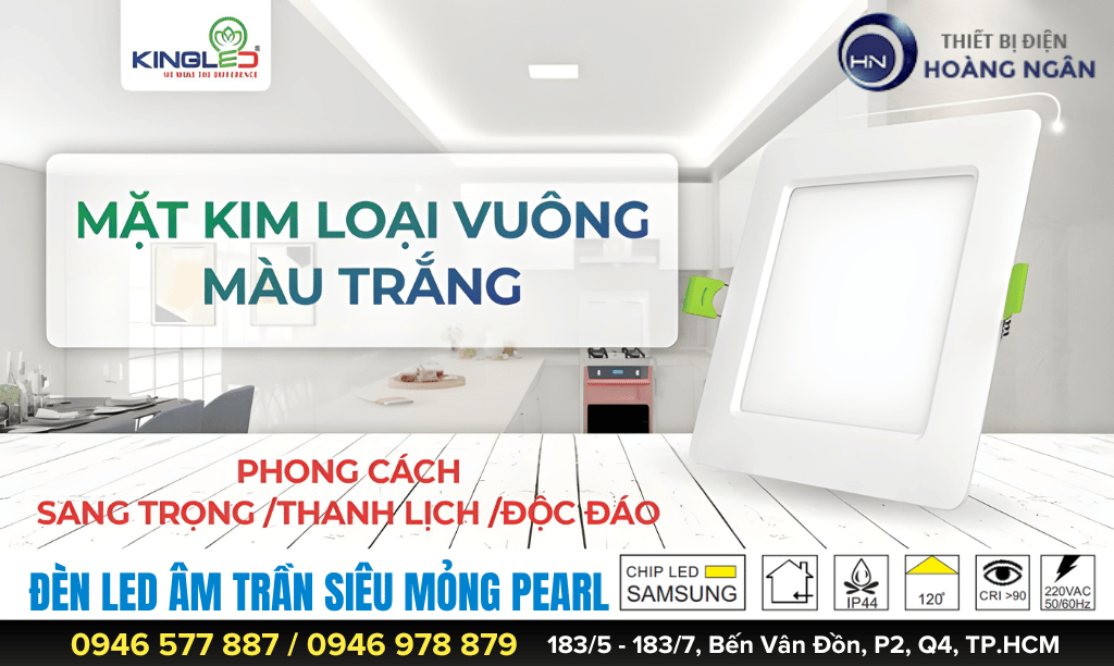 Đèn LED Âm Trần Siêu Mỏng Pearl PL-SS Series