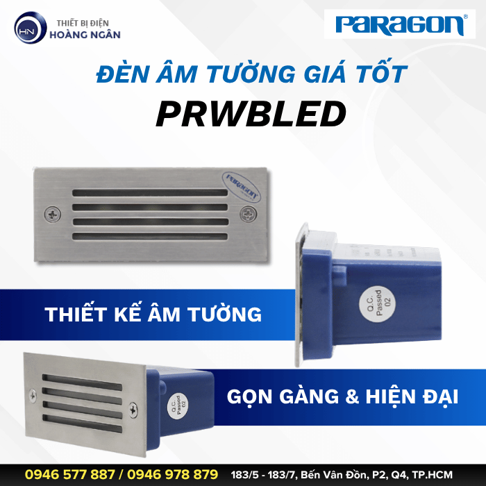 Đèn LED Âm Tường Paragon PRWBLED