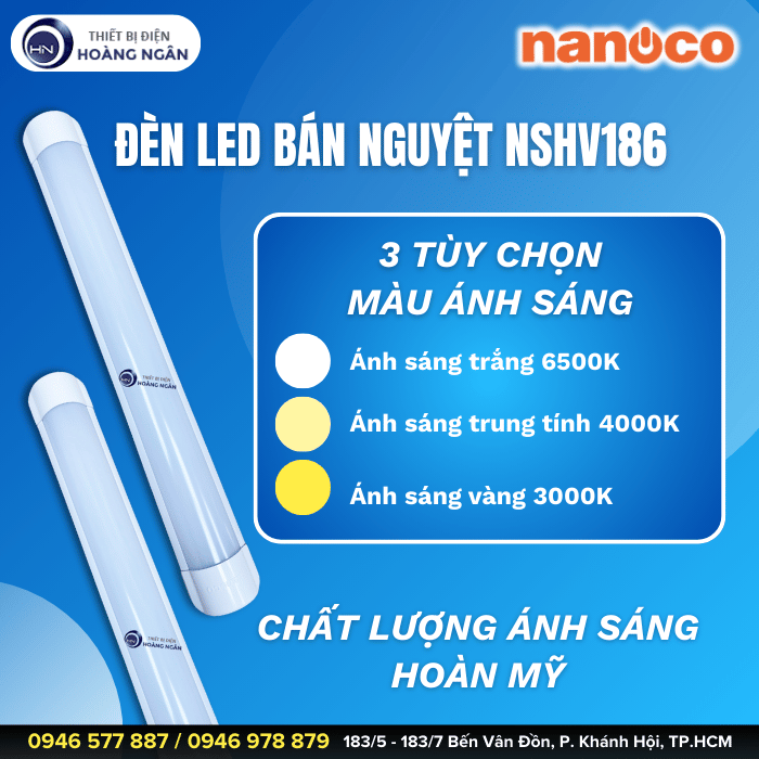 Đèn LED Bán Nguyệt Nanoco NSHV