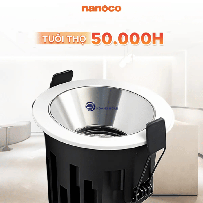 Đèn LED Spotlight Âm Trần Điều Chỉnh Góc Chiếu Nanoco