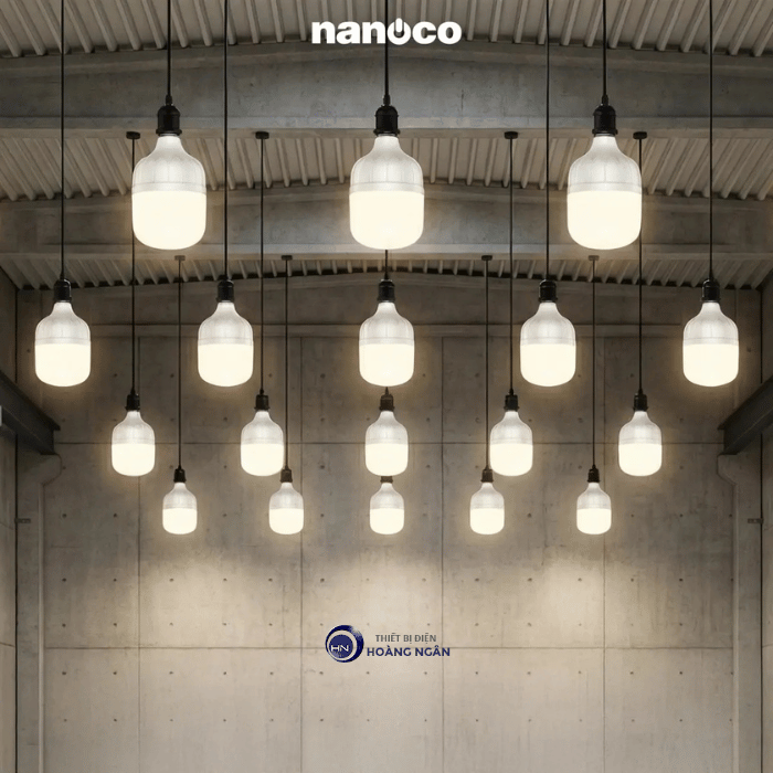 Đèn LED Bulb Trụ E27 Lite Series Nanoco IP20