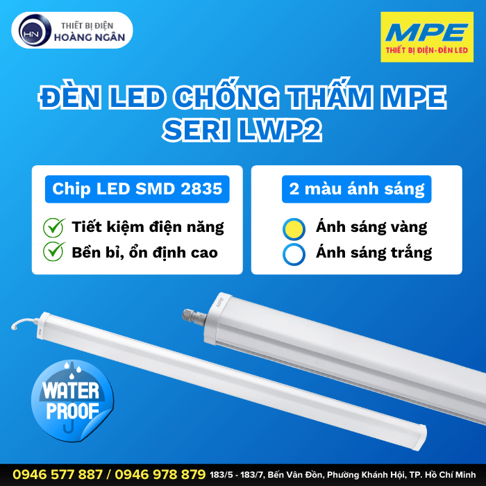 Đèn LED Chống Thấm Seri LWP2 MPE