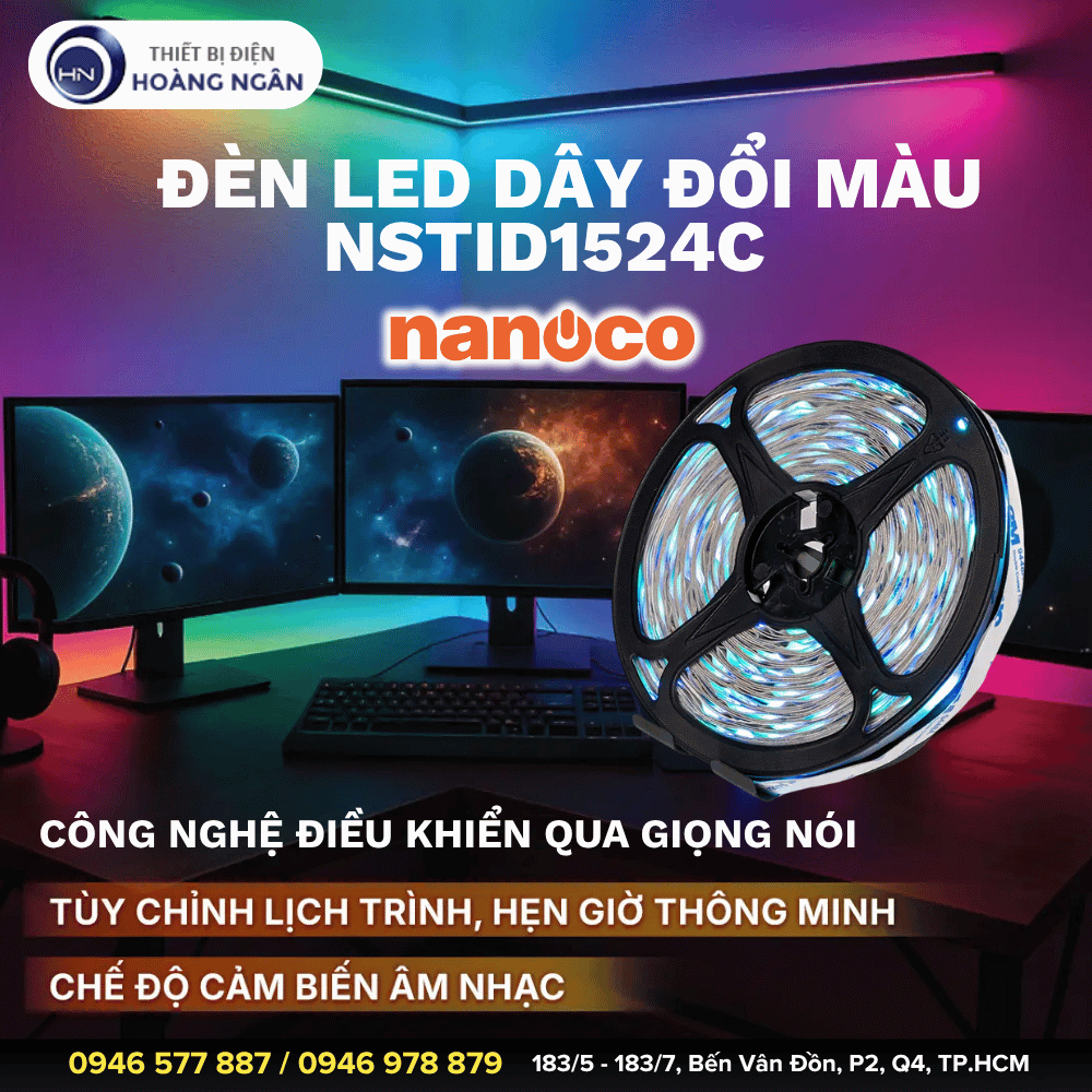 Đèn LED Dây Đổi Màu NSTID1524C Nanoco
