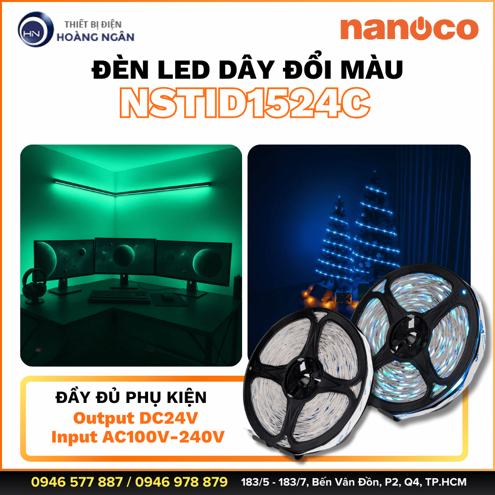 Đèn LED Dây Đổi Màu NSTID1524C Nanoco