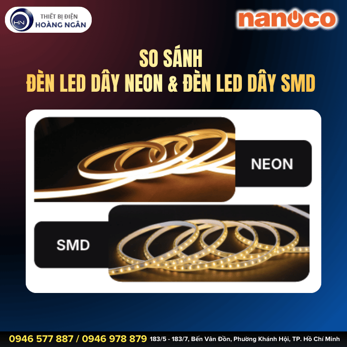 Đèn LED Dây Neon và SMD