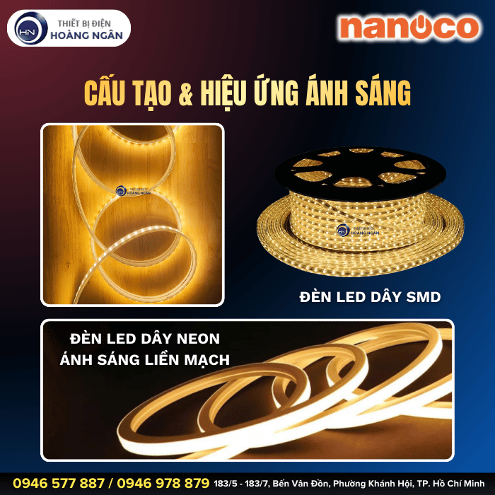 Đèn LED Dây Neon và SMD