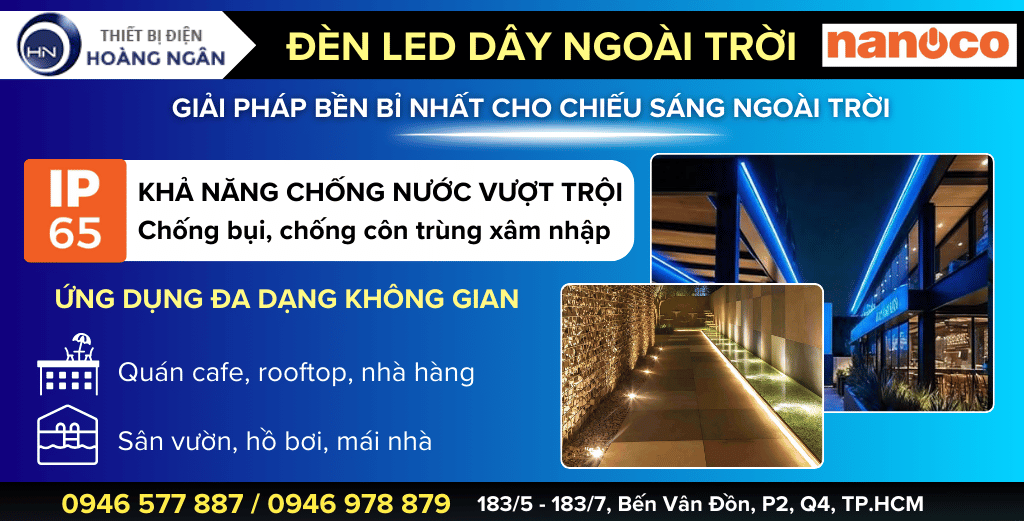 Đèn LED Dây Ngoài Trời Nanoc