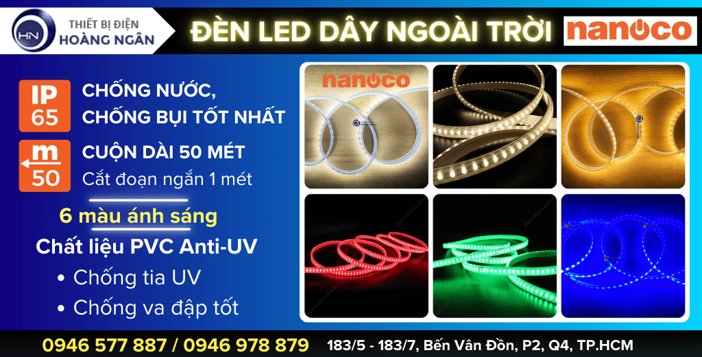 Đèn LED Dây Ngoài Trời Nanoco